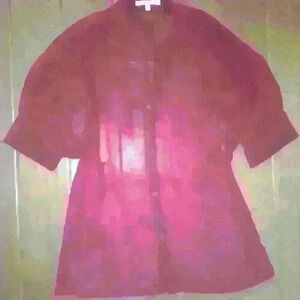 Collective Concepts Red Maroon Blouse